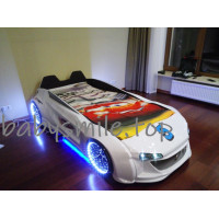  Дитяче ліжко машина Jaguar біле